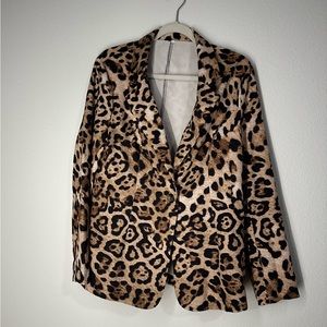 Cheetah blazer